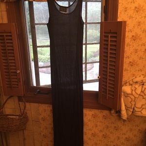 Free people sheer grey dress